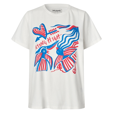 Lollys Laundry RomaLL Flying High Tee SS White